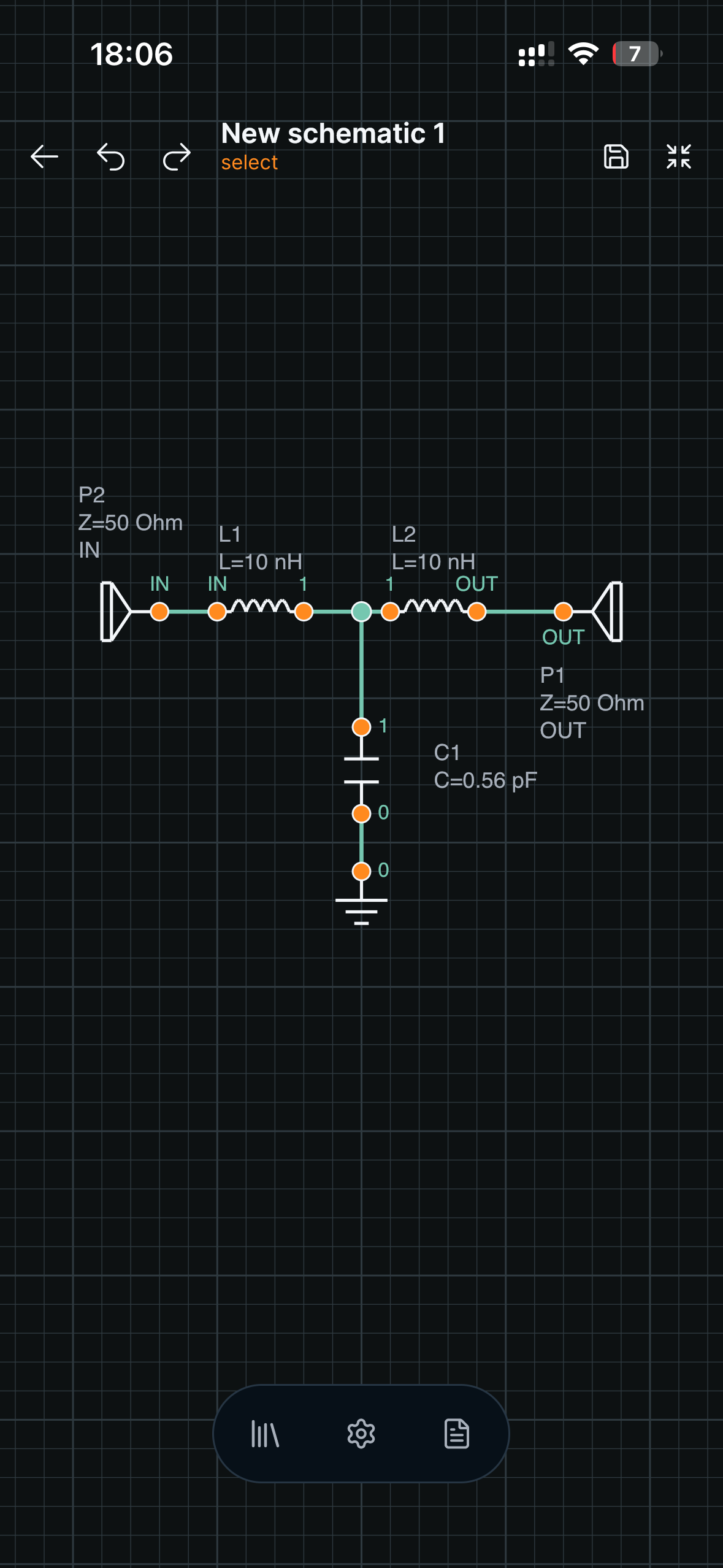 Schematic editor