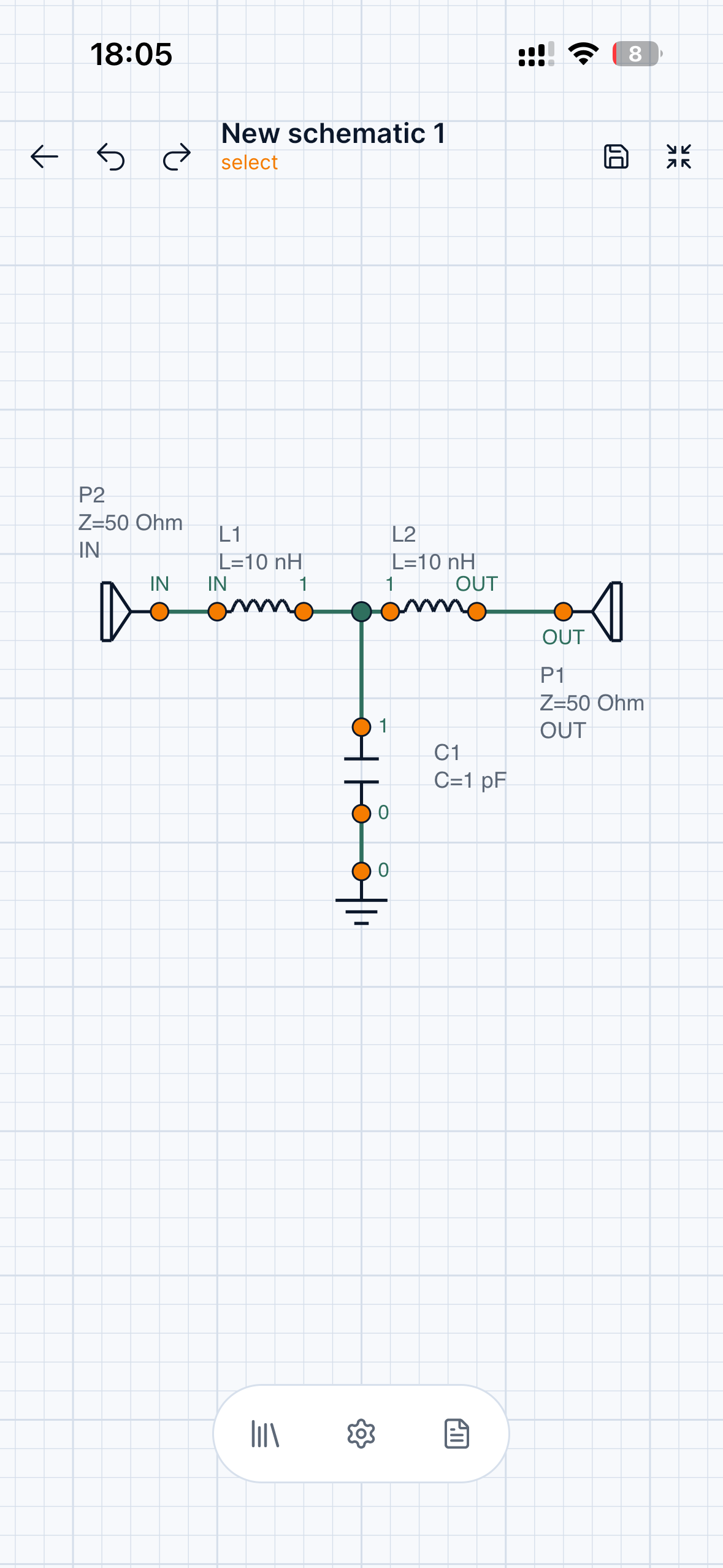 Schematic editor